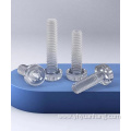 Plastic Round head screw transparent